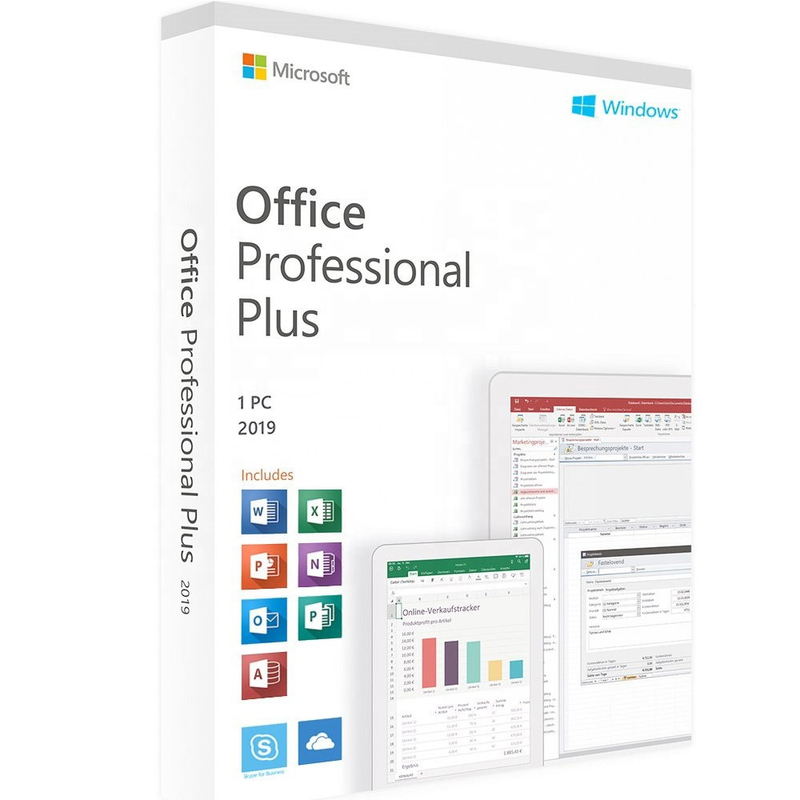 Genuine Microsoft Office Professional Plus 2019 Product License Key For Computer